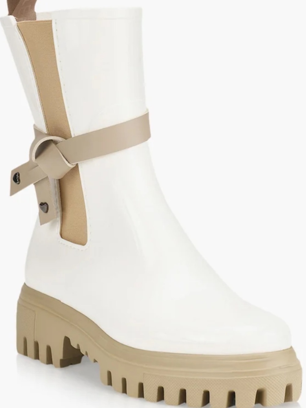 LEMON JELLY Marie-Pierre Rubber Boots Gloss Chelsea Ladies Rain Shoes Size EU 37